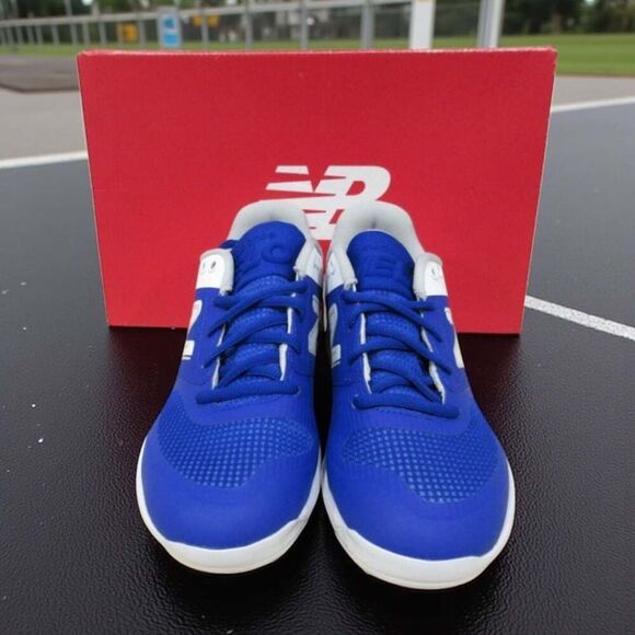 New Balance Fresh Foam X Velo v3 Metal Softball Cleats Blue/White - Picture 1 of 6